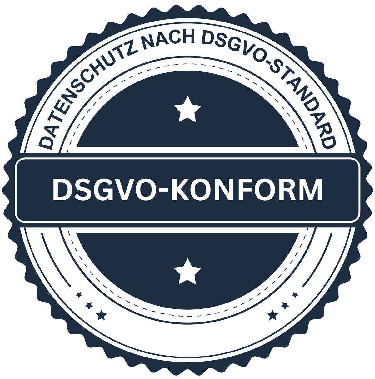Rundes Siegel das zeigt das Von Soden DSGVO Konform arbeitet